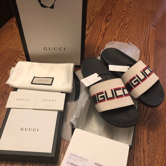 (NWT) women’s Gucci slides, size10 - Picture 2 of 9